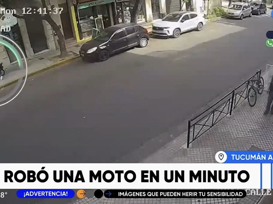 Le robaron la moto a una empleada de un bar en Tucumán al 1100: ocurrió en segundos y a plena luz del día