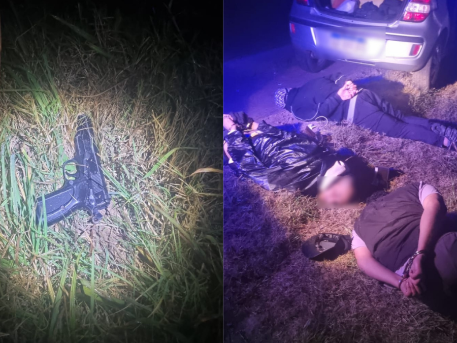 Robo y persecución en la autopista Rosario-Córdoba terminó con tres detenidos
