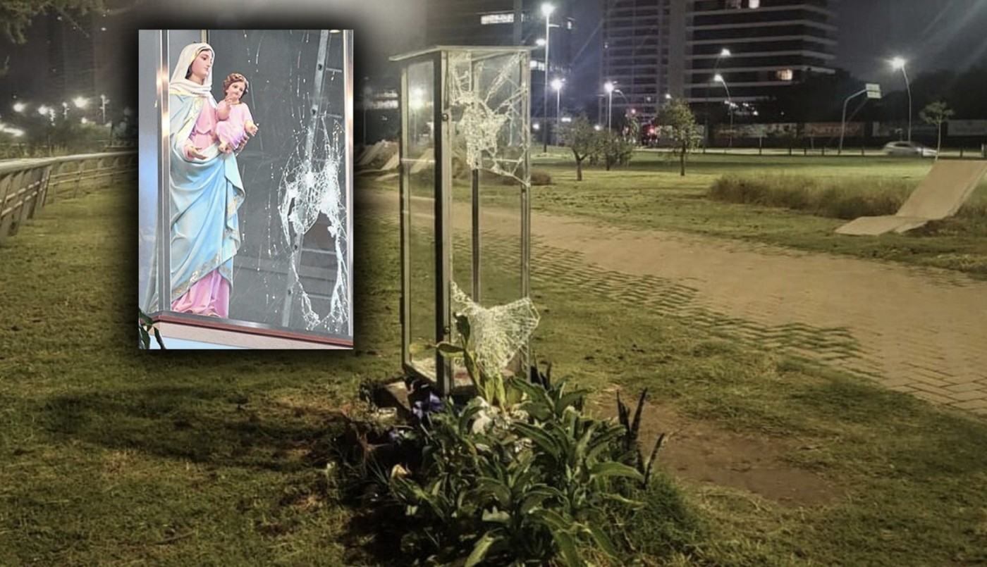 La Virgen de Puerto Norte volvió a su ermita tras el acto de vandalismo | Rosario y la región