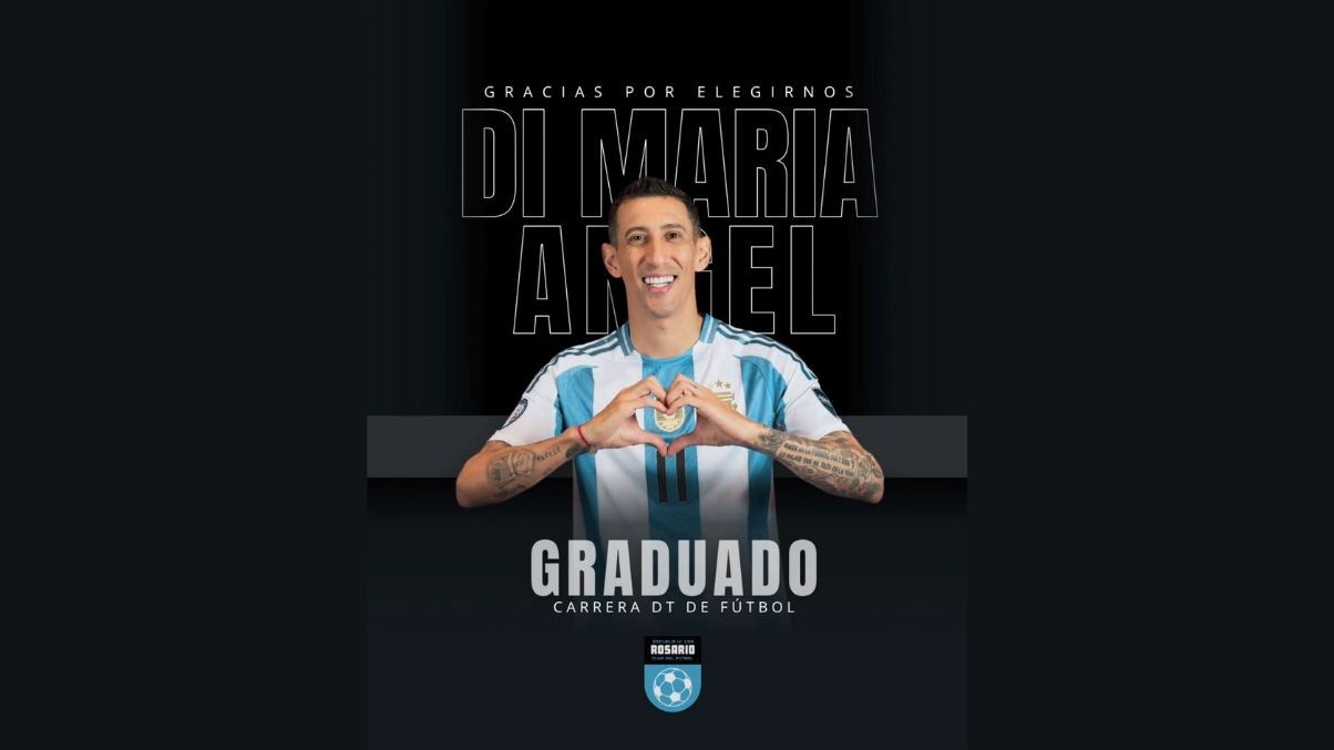 Ángel Di María se recibió de director técnico y ya proyecta su futuro cuando se retire de Central | Deportes