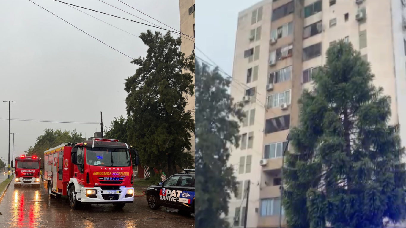 Incendio en un edificio de Grandoli: 12 vecinos rescatados y 6 asistidos por inhalación de humo | Rosario y la región