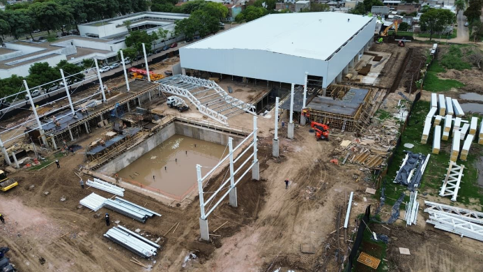 Juegos Suramericanos 2026: avanza la construcción del Centro Acuático | Rosario y la región