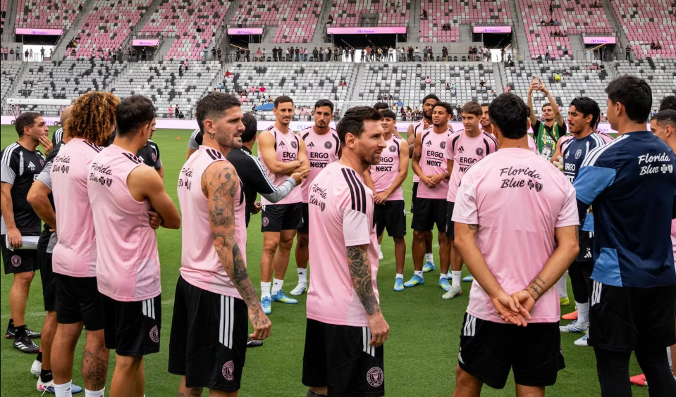 Messi pisó por primera vez el Nu Stadium de Inter Miami | Deportes