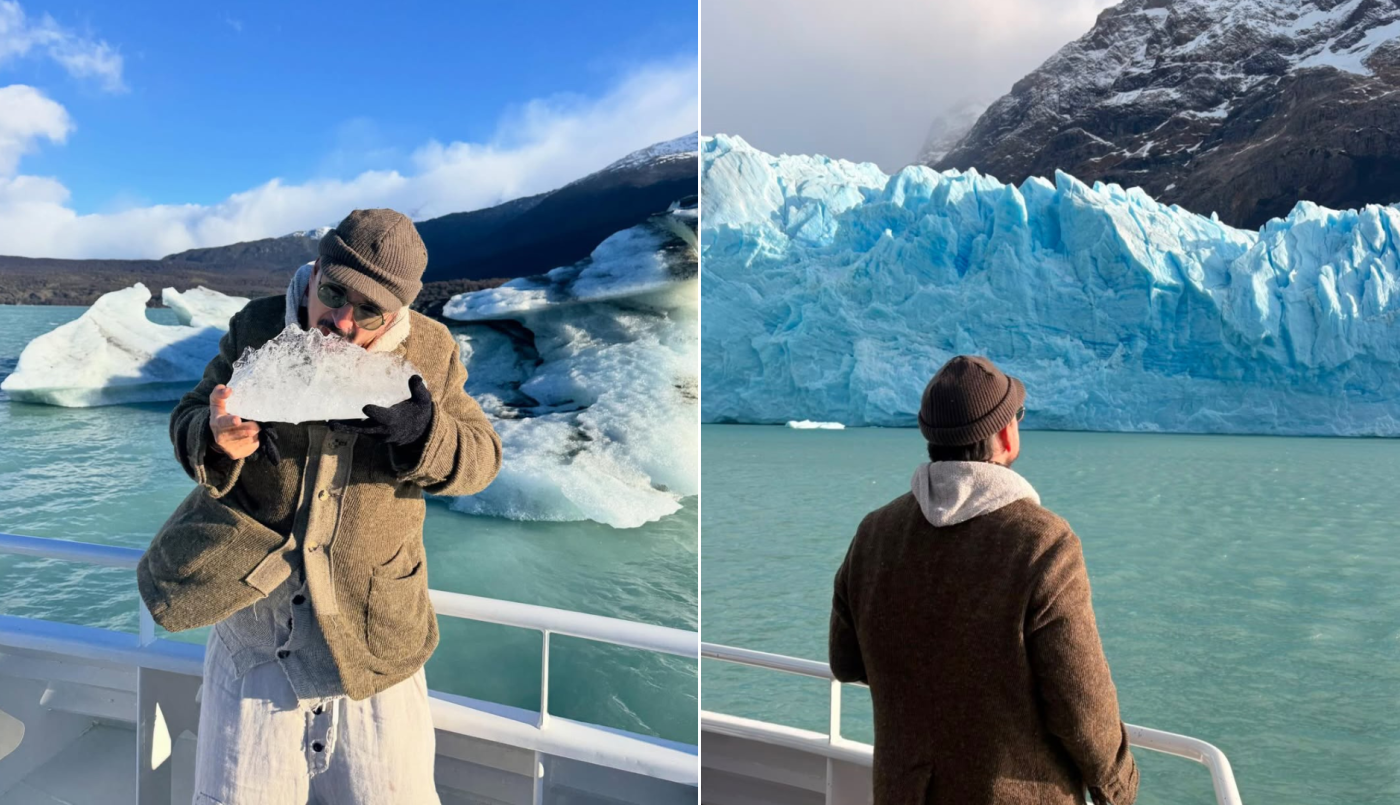 Ricardo Arjona se dejó cautivar por la Patagonia y visitó el Glaciar Perito Moreno | Espectáculos