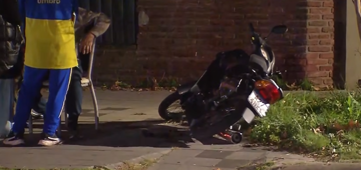 Choque en Fraga y Chubut: un motociclista herido | Rosario y la región