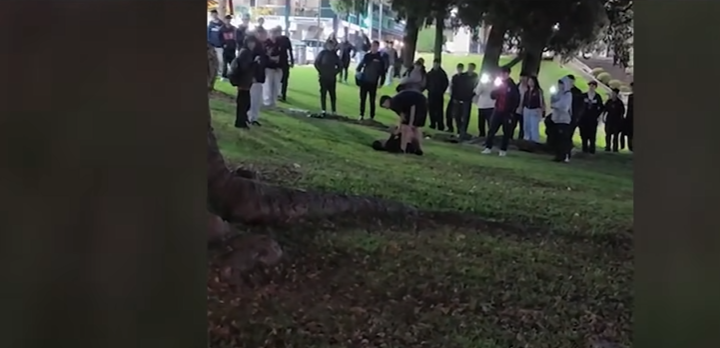 Violenta pelea de adolescentes frente al Monumento a la Bandera | Rosario y la región