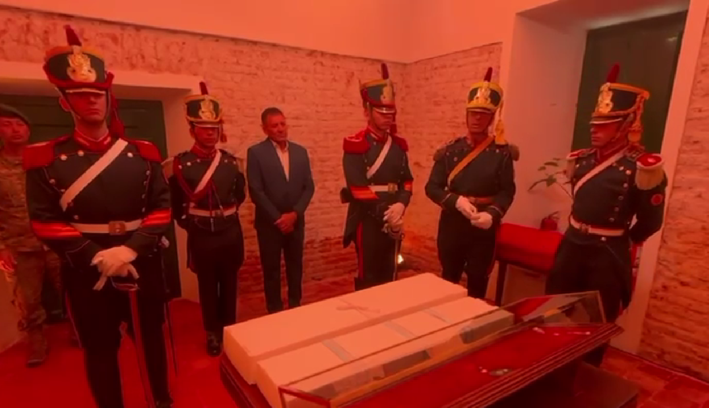 El sable corvo de San Martín llegó a San Lorenzo | Rosario y la región