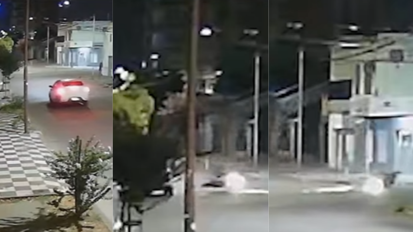 Choque y fuga en San Lorenzo: un auto embistió a una moto y abandonó al conductor | Rosario y la región