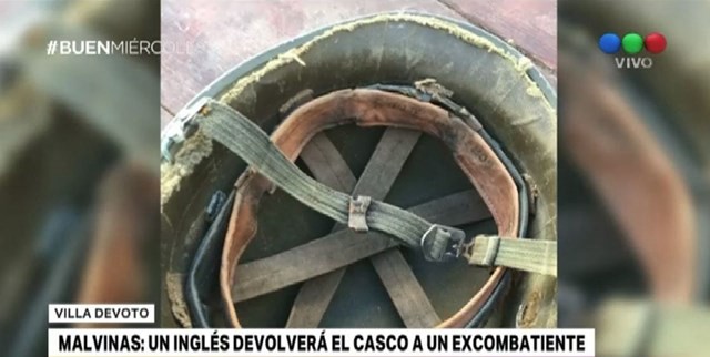 Un inglés le devolverá su casco a un veterano de Malvinas | Información General