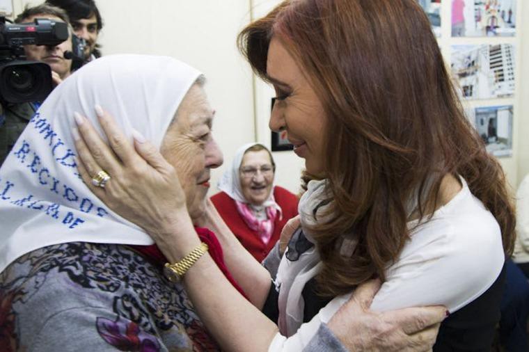 Cristina visitó a Hebe de Bonafini en la sede de Madres de Plaza de Mayo | Información General