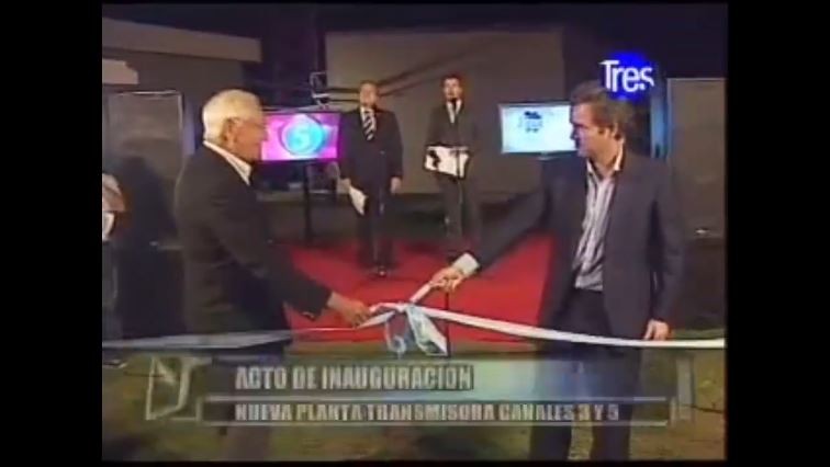 Inauguración de la nueva antena conjunta y planta transmisora de Canal 5 - Canal 3 de Rosario | Institucional
