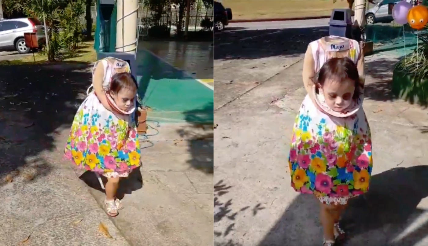 Tierno y escalofriante: el disfraz de Halloween que se hizo viral | Tecnología