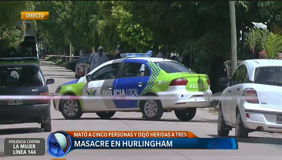 Masacre en Hurlingham: mató a su pareja y a otros cuatro familiares | Información General