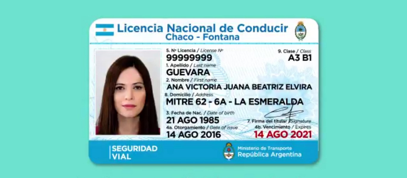 El Ministerio de Transporte presentó la nueva licencia de conducir | Información General