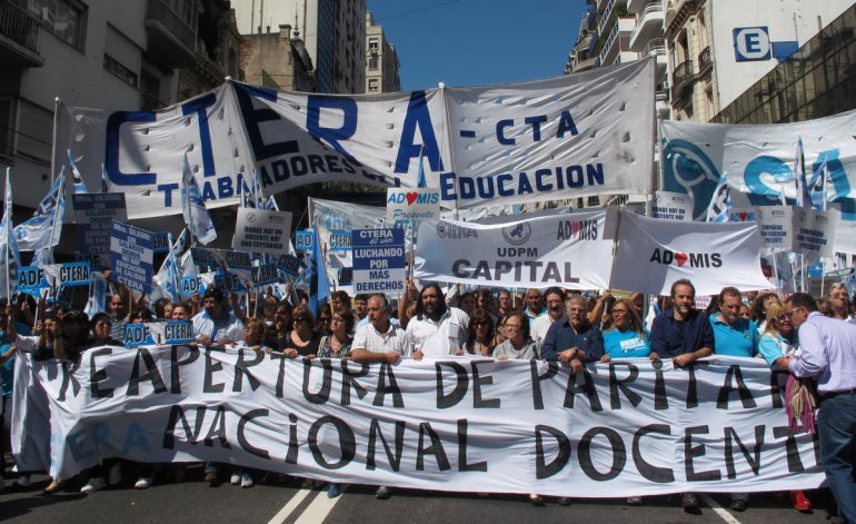 Ctera convoca a un paro docente nacional de 48 horas para la semana próxima | Información General