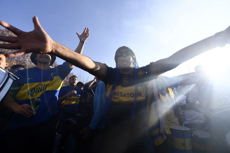 Fotogalería: los hinchas de River y Boca palpitan la Superfinal en Madrid | Deportes