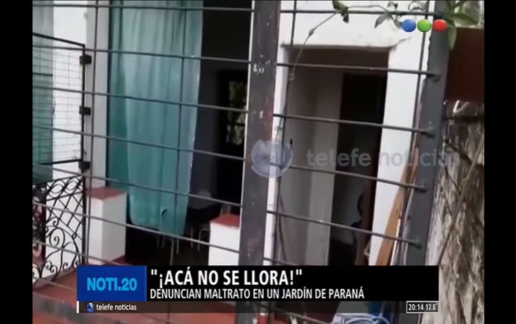 Paraná: un albañil grabó el maltrato de una maestra jardinera a un niño de 4 años | Información General
