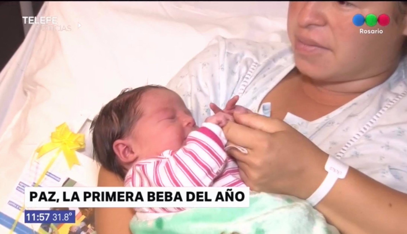 La primera beba del año nació en Rosario y se llama Paz | Información General
