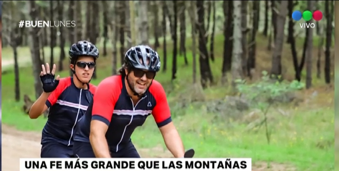 Cruzará la Cordillera en bici con su hijo con autismo | Información General