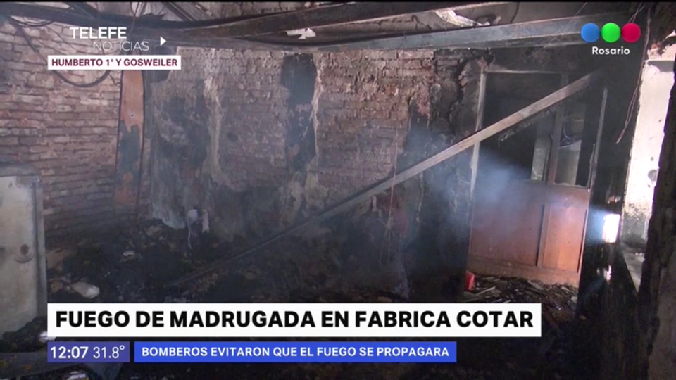 Un importante incendio destruyó tres oficinas de la empresa Cotar | Información General