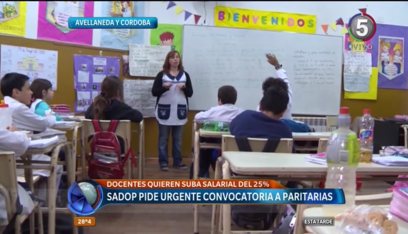 Paritaria docente: Amsafe y Sadop rechazaron la última oferta salarial del Gobierno | Información General