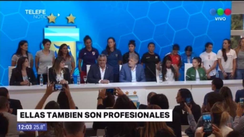 Histórico: la AFA lanzó la Liga Profesional de Fútbol Femenino | Deportes