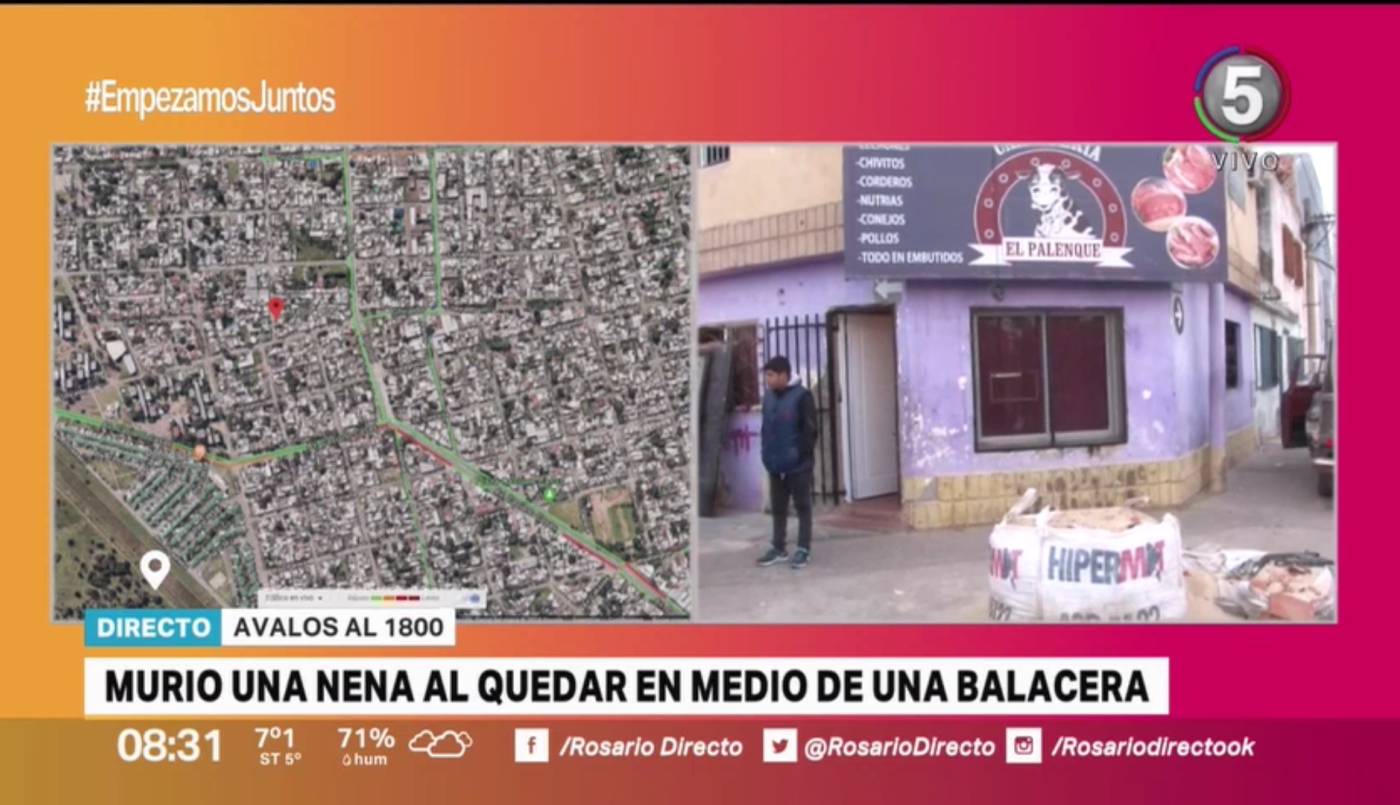 Balean una vivienda y matan de un disparo a una nena de 5 años | Información General