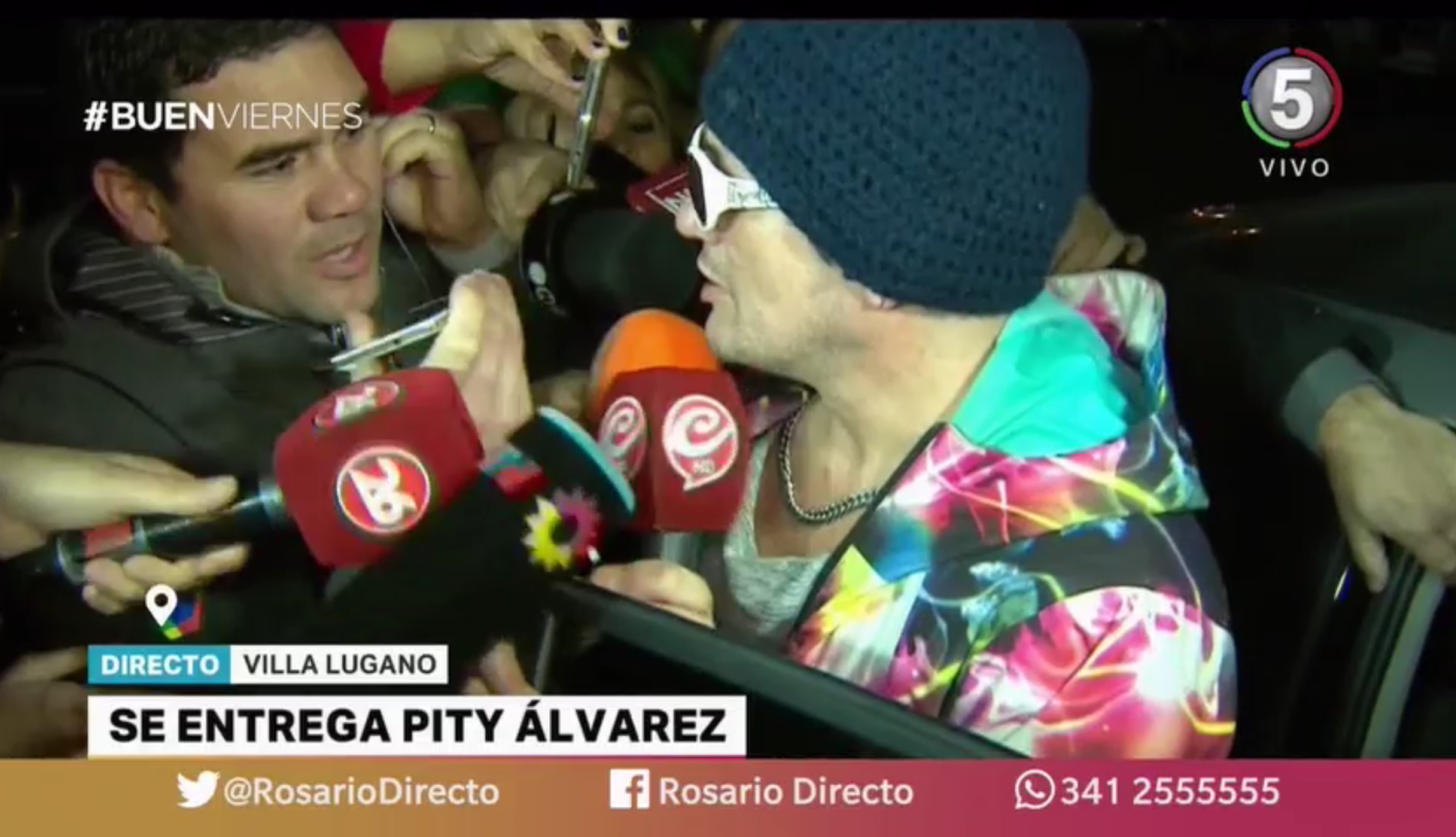 Se entregó Pity Álvarez y admitió ser el autor del crimen | Información General