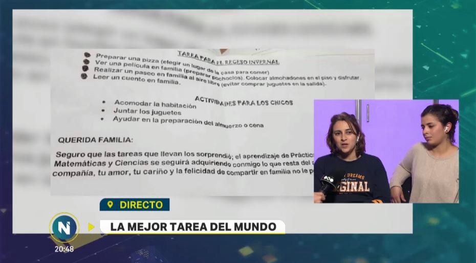 La tarea de vacaciones que dio una maestra a sus alumnos y se volvió viral | Información General