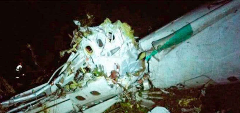 Cayó el avión que llevaba al Chapecoense a Colombia para la final de la Sudamericana | Deportes