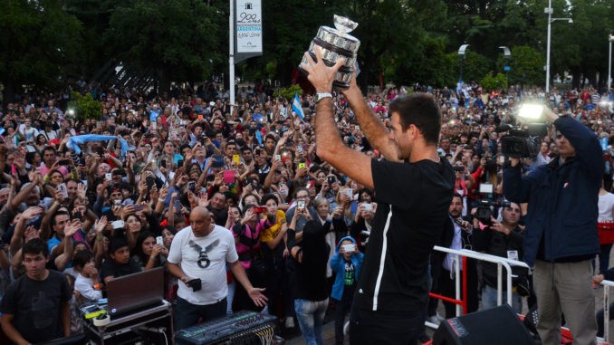 Del Potro fue ovacionado por una multitud en el regreso a su tierra natal | Deportes