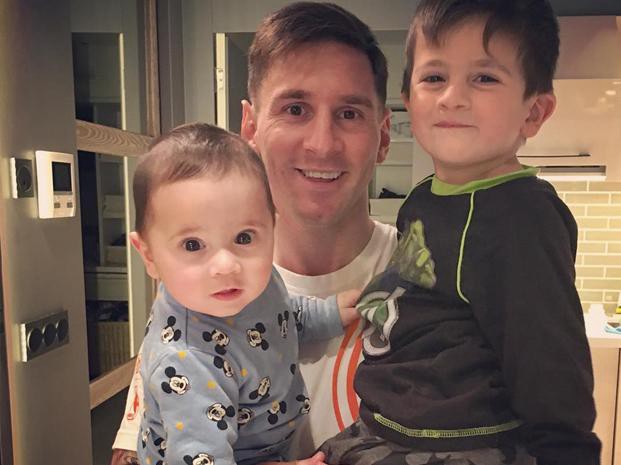 Padre baboso: Messi grabó a su hijo bailando y el video explotó en las redes | Deportes