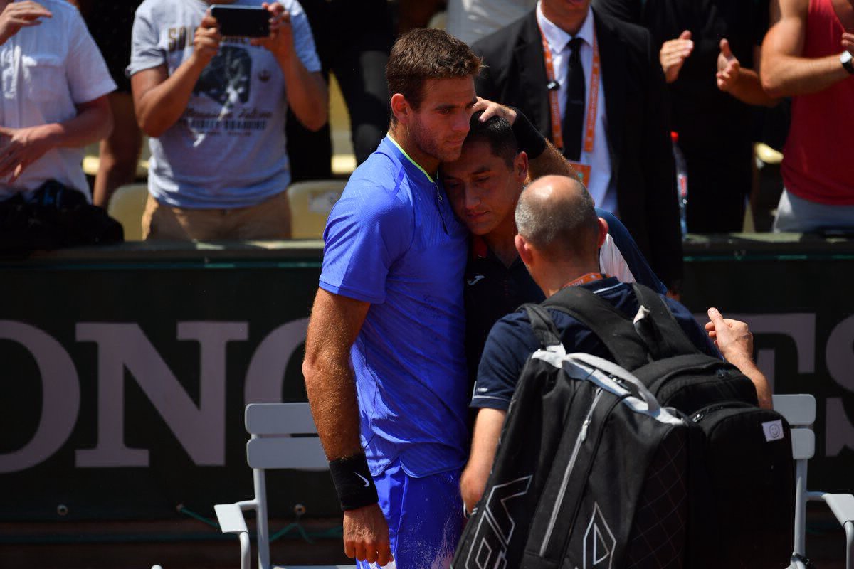 Roland Garros: Almagro se retiró lesionado y Del Potro avanzó a la tercera ronda | Deportes