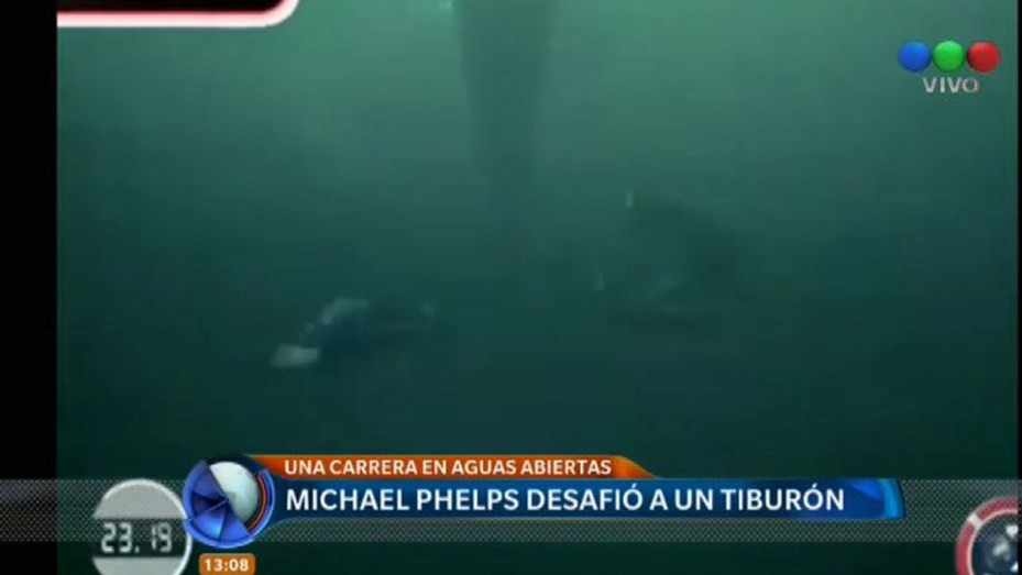 Michael Phelps perdió ante un tiburón | Deportes