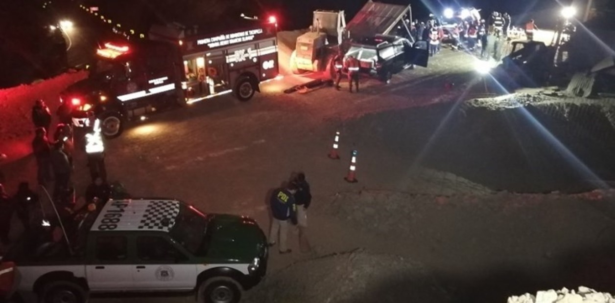 Chile: tres obreros quedaron atrapados por un derrumbe en una mina | Internacionales