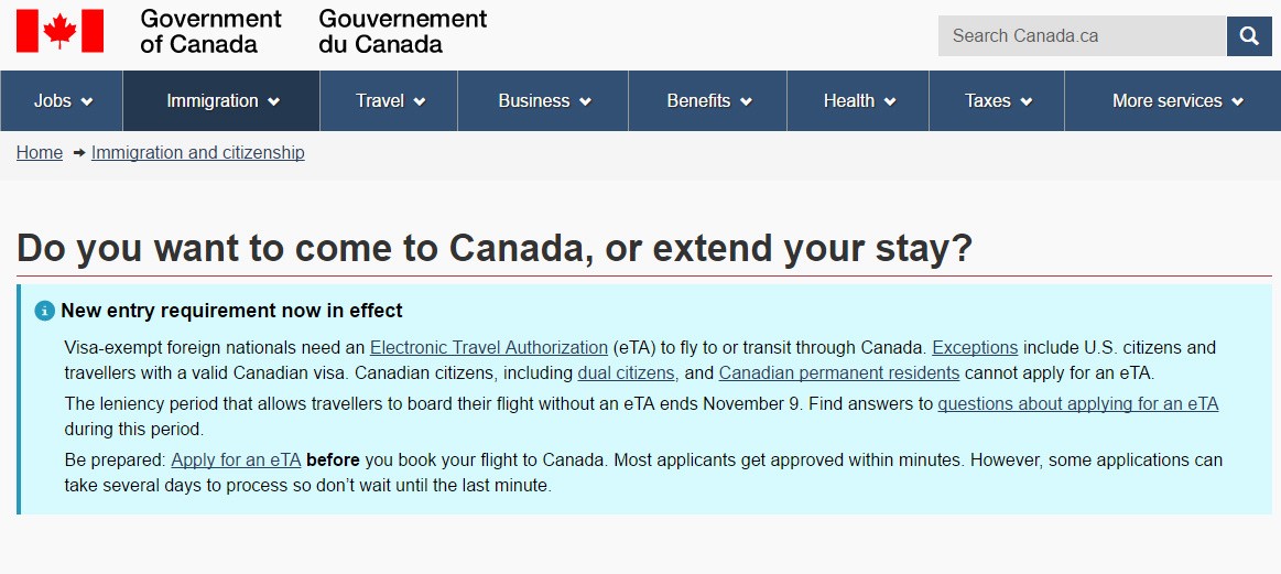 Ante las tendencias que marcaban un probable triunfo de Trump, colapsó la web de migraciones de Canadá | Internacionales