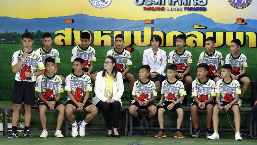 Los chicos rescatados de la cueva de Tailandia salieron del hospital y compartieron su experiencia | Internacionales
