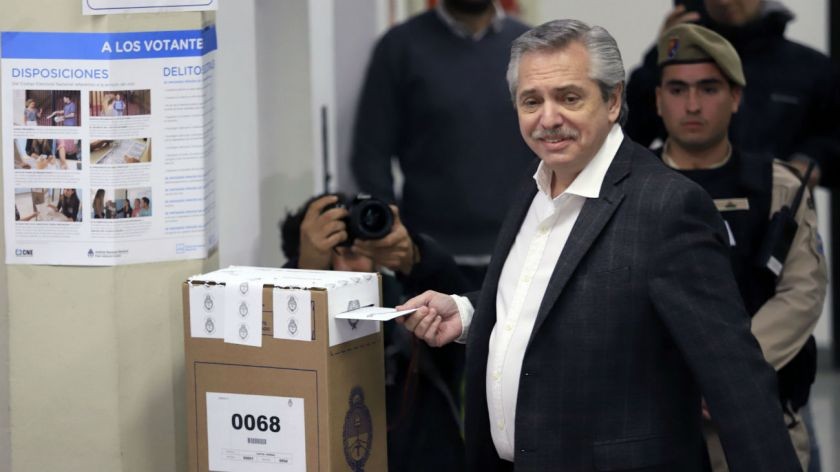 Alberto Fernández: "Es un día donde los argentinos deciden el futuro" | Información General