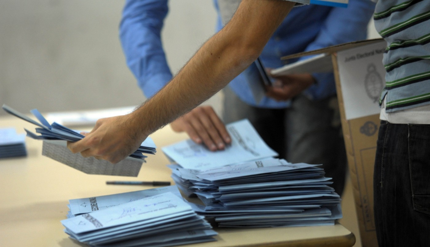 Escrutinio: solo se podrán informar resultados cuando esté cargado el 10% de los votos de los principales distritos | Información General