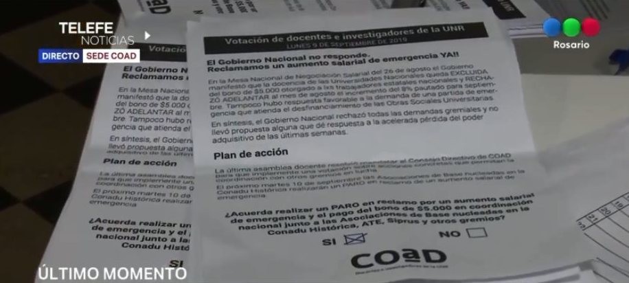 Docentes universitarios paran este martes por 24 horas | Información General
