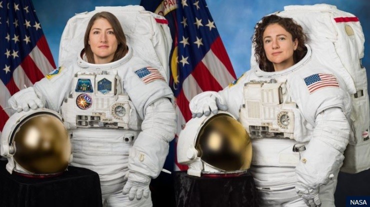Dos mujeres de la NASA protagonizarán la primera caminata espacial femenina | Internacionales