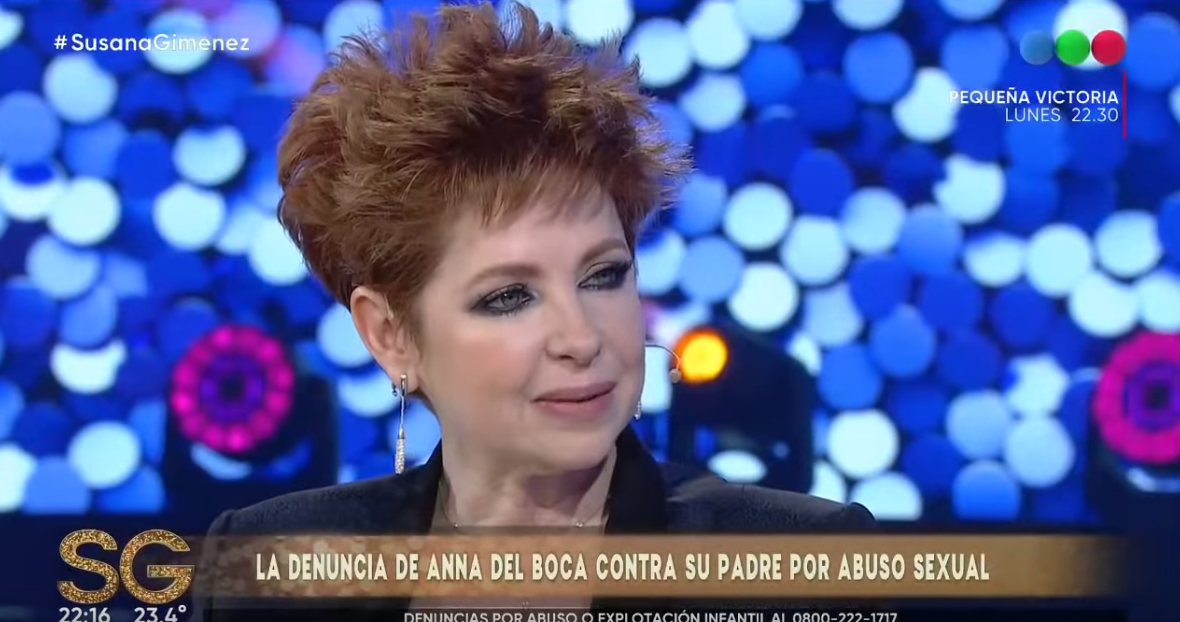 Andrea del Boca habló con Susana sobe el calvario de su hija Anna Chiara con su padre | Espectáculos