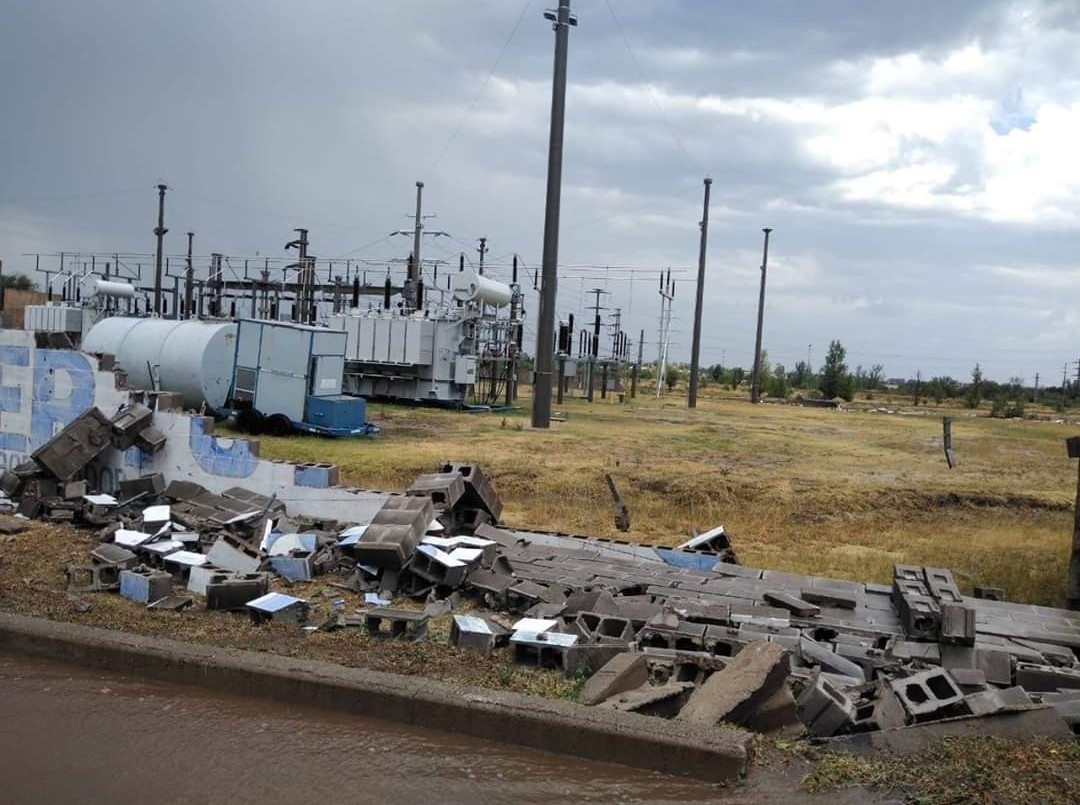 San Luis: un violento temporal causó destrozos en Villa Mercedes | Información General
