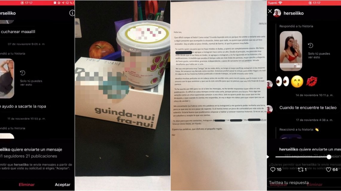 Acoso como en "You": no le respondía los mensajes en redes y le llevó una carta a su trabajo | Tecnología