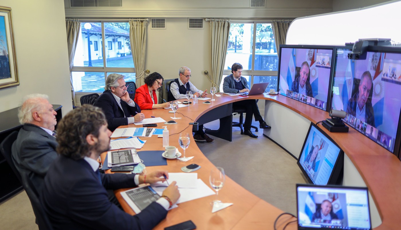 El Presidente, a los gobernadores: "es falso que esté superada" la situación del coronavirus | Información General