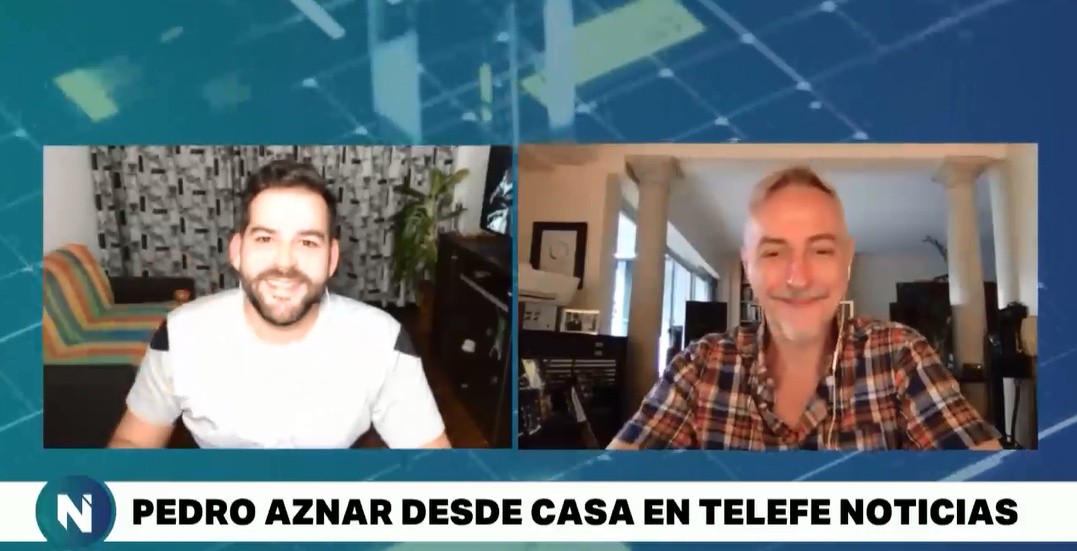 Pedro Aznar #EnCasa con Telefe Noticias | Espectáculos