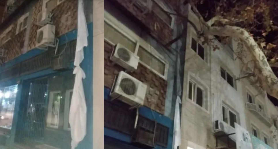 Cinematográfico escape del aislamiento: con sábanas y por la ventana | Información General