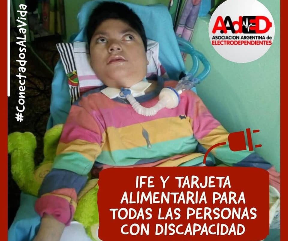 Electrodependientes piden acceder al IFE y la Tarjeta Alimentar | Información General