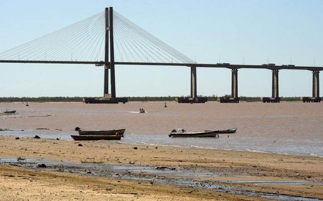 Continúa la bajante histórica del río Paraná a la altura de Rosario | Información General