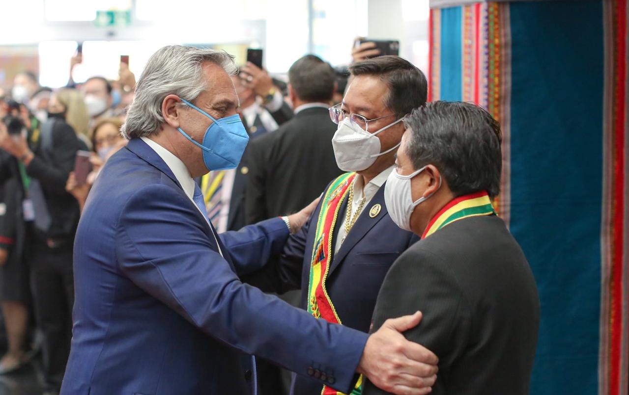 Alberto Fernández en la asunción de Arce: "Bolivia recupera la democracia" | Información General